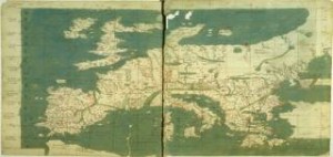 Σπάνιος ελληνικός χάρτης της βυζαντινής εποχής που κρατείται στη Μυστική Βιβλιοθήκη του Βατικανού