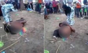 Μητέρα έδεσε και μετά σάπισε στο ξύλο τον βιαστή της 13χρονης κόρης της! (video)