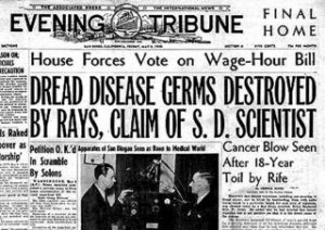 Τι γνώριζαν οι γιατροί για τον καρκίνο το 1934 (και επιβεβαιώνεται σήμερα);