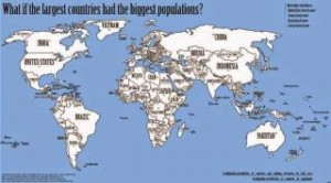 Τι θα γινόταν αν οι χώρες καταλάμβαναν έκταση ανάλογη του πληθυσμού τους