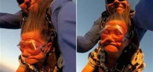81χρονη σούπερ-γιαγιά κάνει ελεύθερη πτώση με αλεξίπτωτο! [εικόνες]
