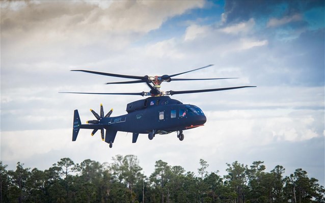 Παρθενική πτήση για το ελικόπτερο Sikorsky-Boeing SB>1 DEFIANT